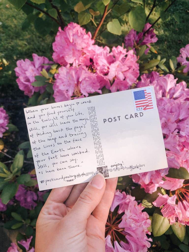 #PostcardPoetryClub