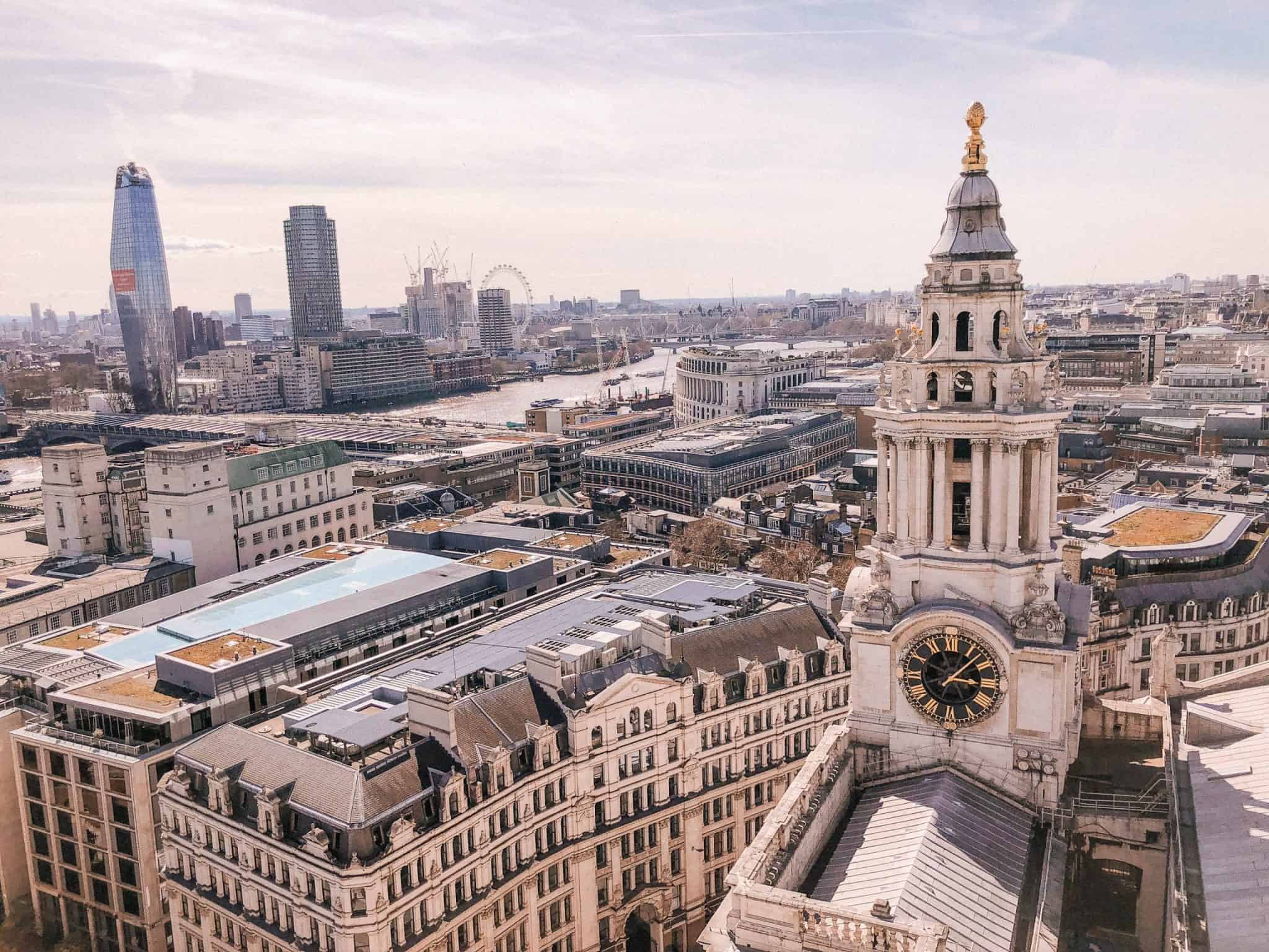 View from St. Paul's Cathedral observation deck