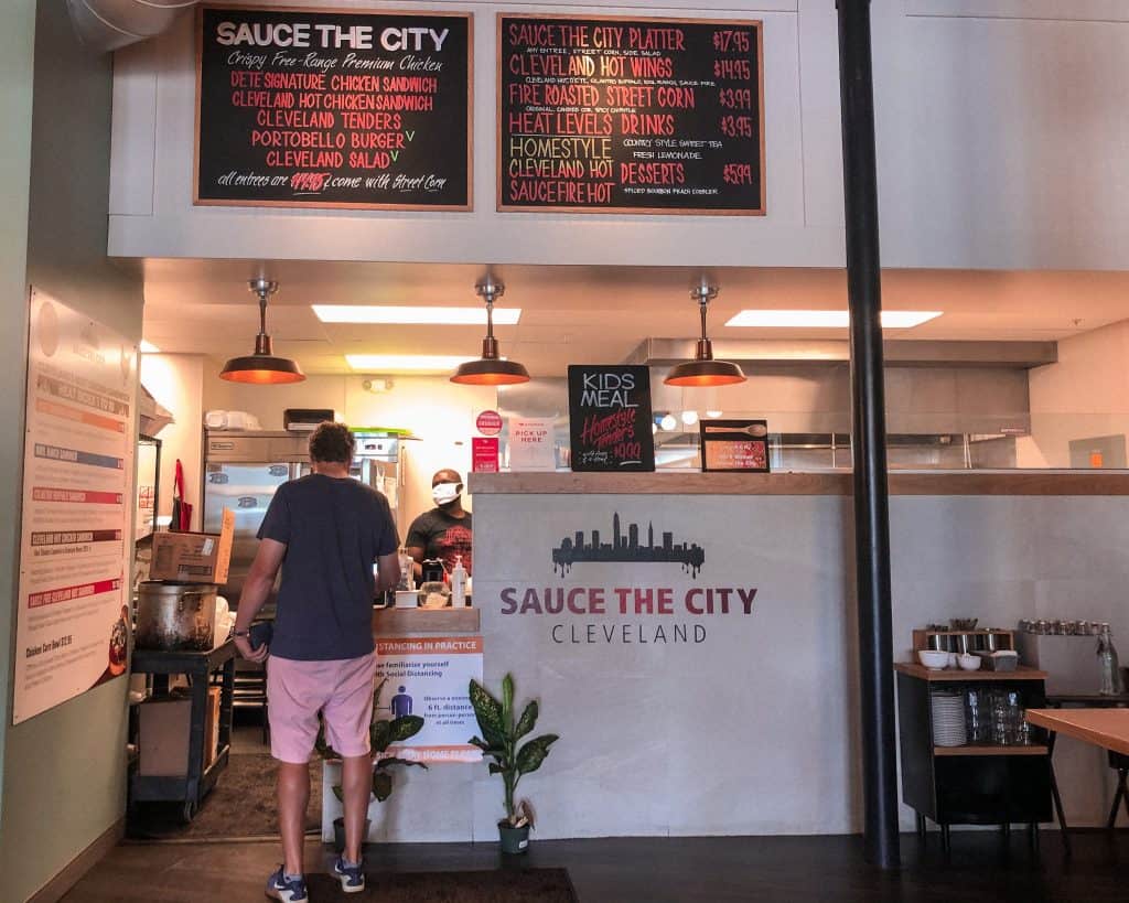 Sauce the City. Ohio City, Ohio. Cleveland Black owned businesses. Support local Ohio. Best chicken sandwich in Cleveland. Try these amazing Black owned businesses in Cleveland, Ohio!